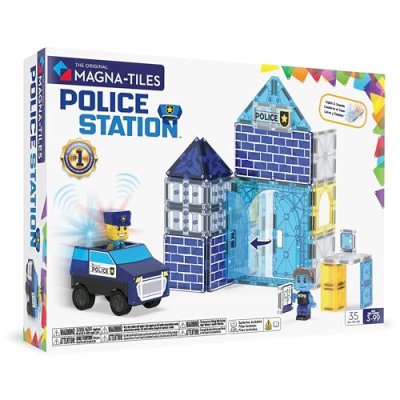 Magna-Tiles Police Station