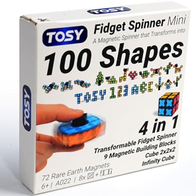 TOSY Magnet Fidget Spinner Mini 3 in 1 Toy
