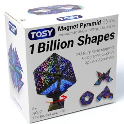 TOSY Magnet Pyramid Stone Creative Puzzle Toy