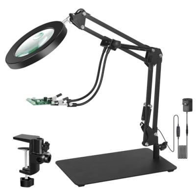 LED Magnifying Glass with Stand