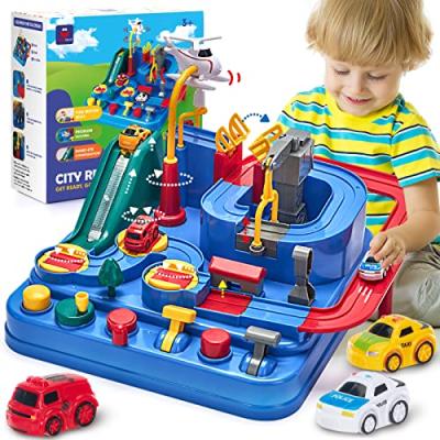 Hahaland Kids Car Race Track Toys