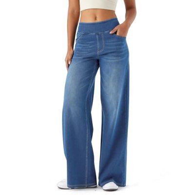 LaiEr Women's Wide-Leg Jeans