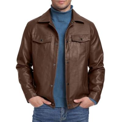 Sailwind Men's Leather Motorcycle Jacket