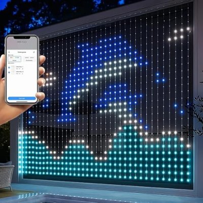 Fairy Light Curtain with LEDs