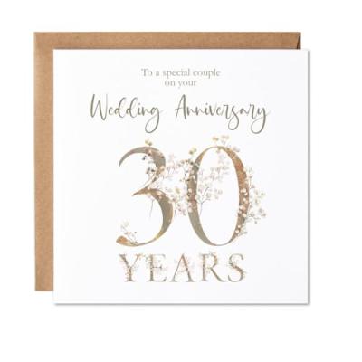 Maise & Rose 30th Anniversary Card