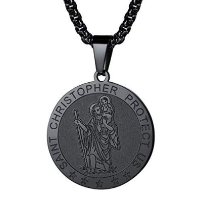 FaithHeart Saint Christopher Necklace