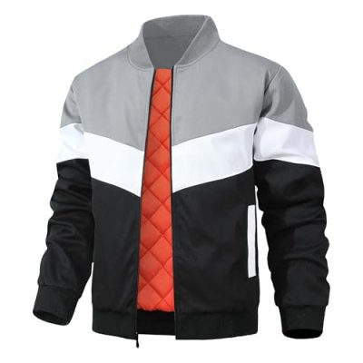Zaitun Men's Jackets Lightweight Bomber Jacket…
