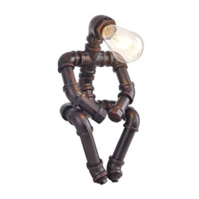 Kaj Hejmo Water Pipe Table Lamp Robot Style-…