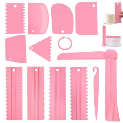 Cake Smoother & Decorating Set