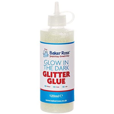 Baker Ross FX132 Glow in the Dark Glitter Glue -…