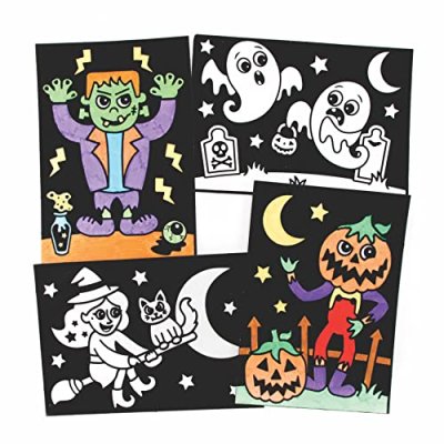 Baker Ross FE737 Halloween Colour In Picture…