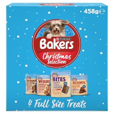 Bakers dog treats Christmas Box 3x458g