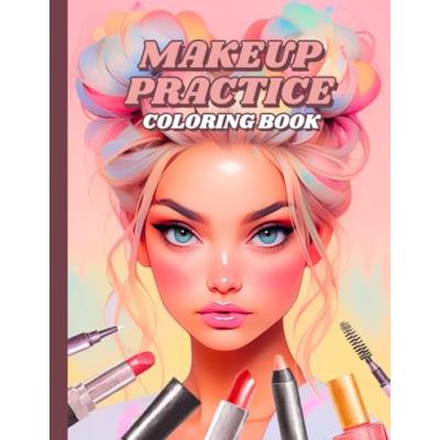 Makeup Practice Colouring Book