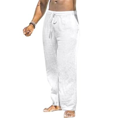 MakingDa Men's Linen Trousers