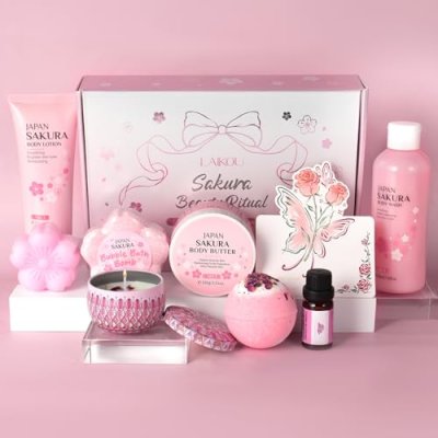 LAIKOU Sakura Bath Set