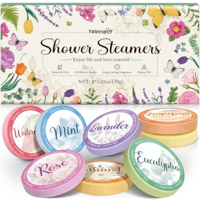 Yaleesgiff Shower Steamers Aromatherapy Spa Gift