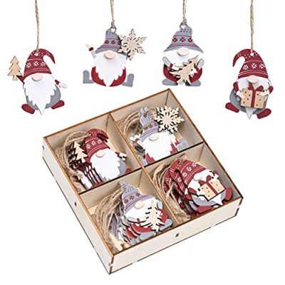 Valery Madelyn 24pcs Nordic Hut Red and Grey…