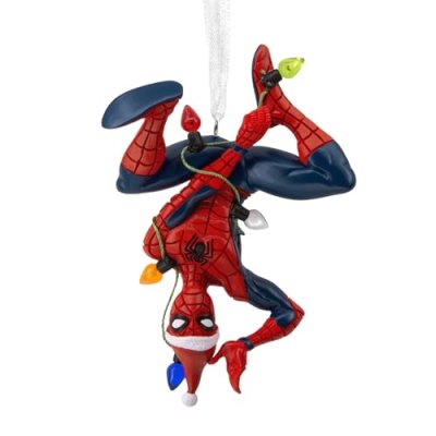 Hallmark Marvel Spider-Man Hanging from Lights…