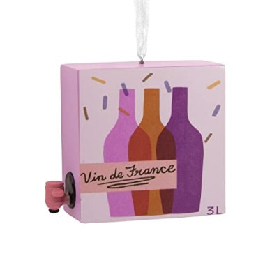 Hallmark Boxed Wine Christmas Ornament