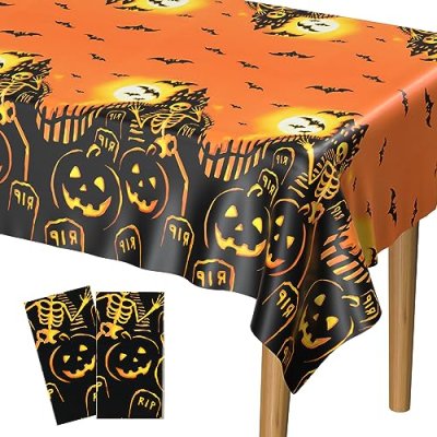 PLULON Halloween Tablecloths
