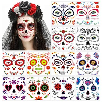 HOWAF Halloween Face Tattoos