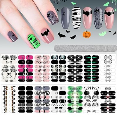 EBANKU Halloween Nail Stickers