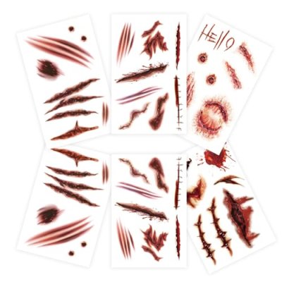 AUXHCYL Halloween Makeup Tattoos