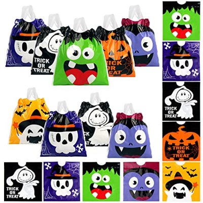VEYLIN Halloween Candy Bags, 48 Pack Little Sweet…