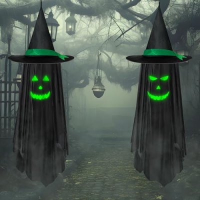 Halloween Hanging Decorations Outdoor Outside - 2…