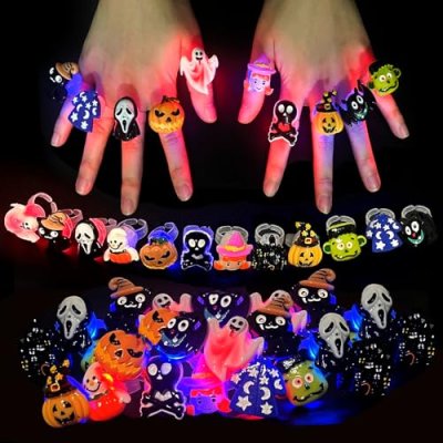 SULOLI Halloween Party Favors,12PCS LED Flash…