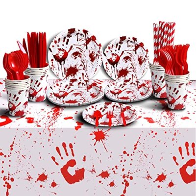 Halloween Party Supplies Dinnerware Decorations -…