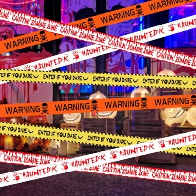 Halloween Caution Tape 4-Pack