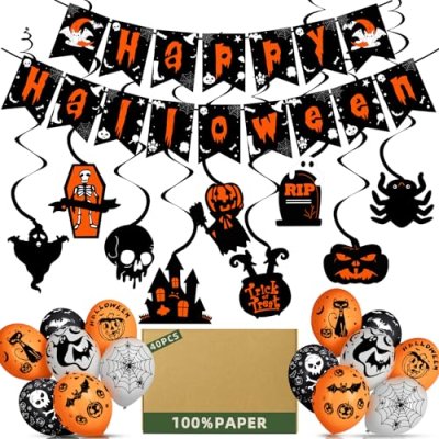 COVACURE Halloween Decoration Set