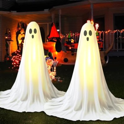 Halloween Decorations Outdoor, 2 Pack 140CM…