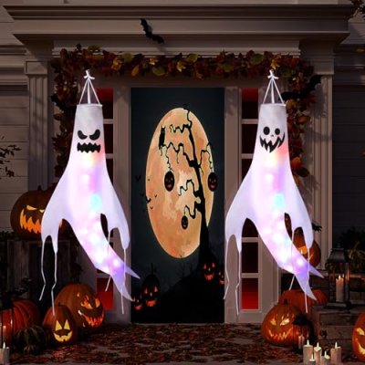 LED Halloween Ghost Windsocks