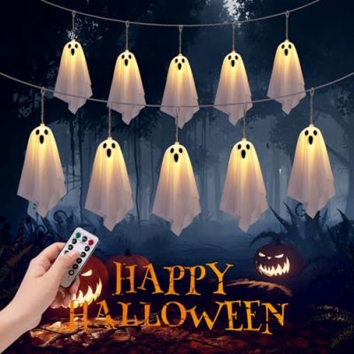 Halloween Ghost String Lights
