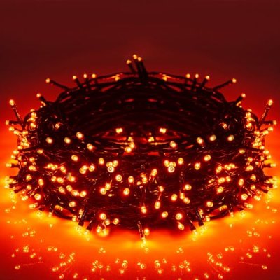 Halloween Lights Orange - 25m/82ft 220 LEDs…