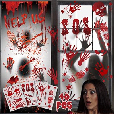 Halloween Window Decor Set