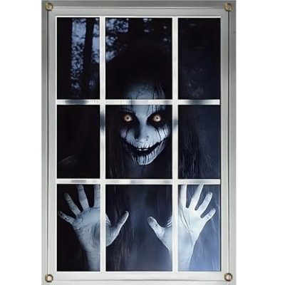 ENYACOS Halloween Window Decor