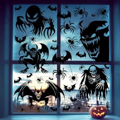 Halloween Window Clings
