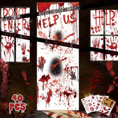 Halloween Zombie Window Stickers