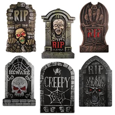 Halloween Tombstone Yard Sign Outdoor Decoration,…