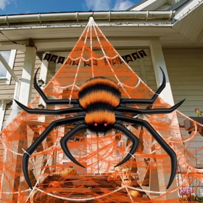 Halloween Spider & Web Set