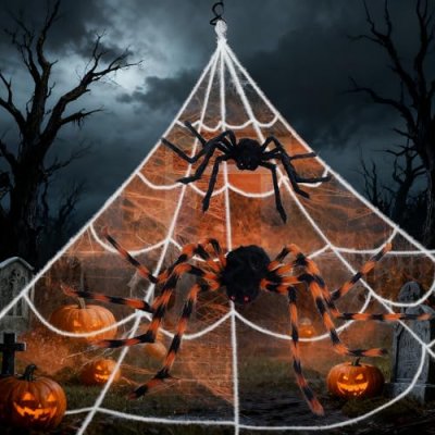 Halloween Spider Web Set