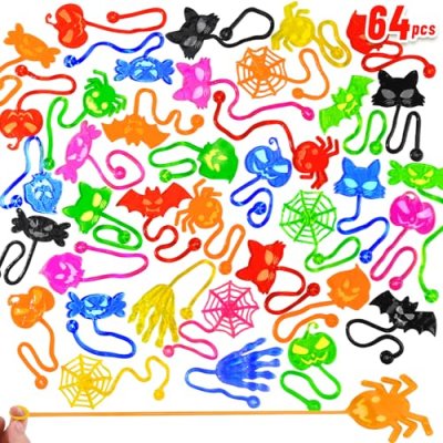 Halloween Sticky Hands, 64-Pack