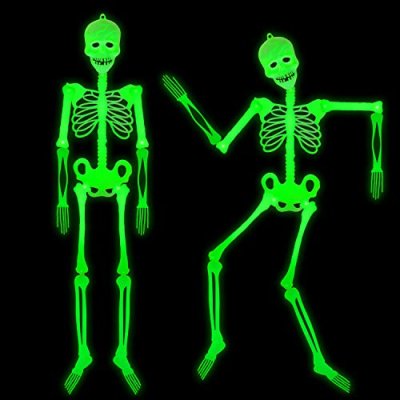 VEYLIN Halloween Luminous Skeleton, 2Pcs 35 Inch…