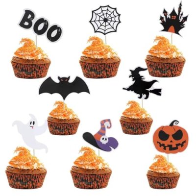 ZALAON Halloween Cupcake Toppers
