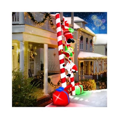 Kalolary Christmas Inflatable Ladder