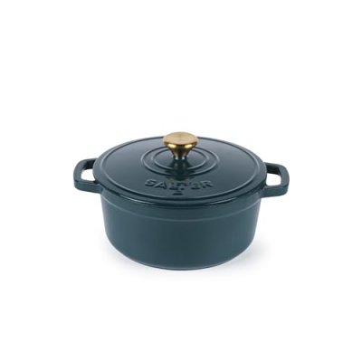 Salter Chester 20 cm Cast Iron Casserole Pot –…