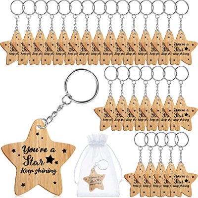 Namalu School Leaver Star Keyring Gift